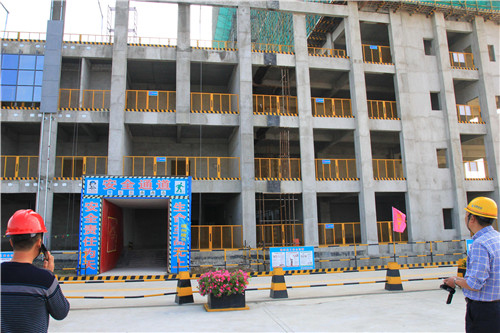 徐州市下半年示范工地观摩会在集团公司项目部召开