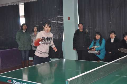 集团公司举办第五届乒乓球赛